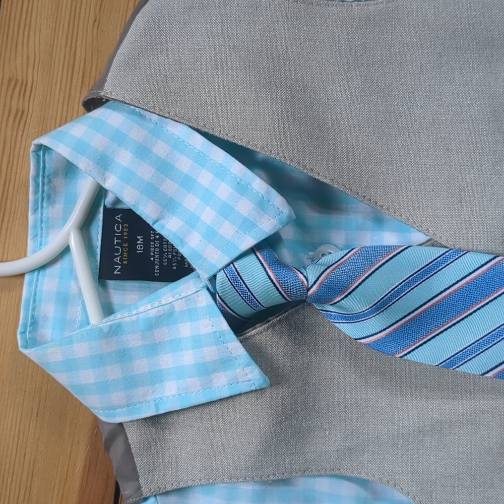NWT Toddler Boy Formal Easter Wedding outfit with vest